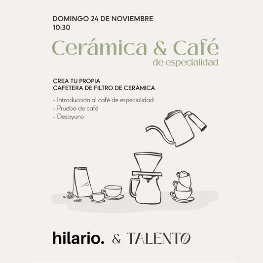 Nuevo taller de Café de Especialidad | Hilario Studio Pottery | Madrid