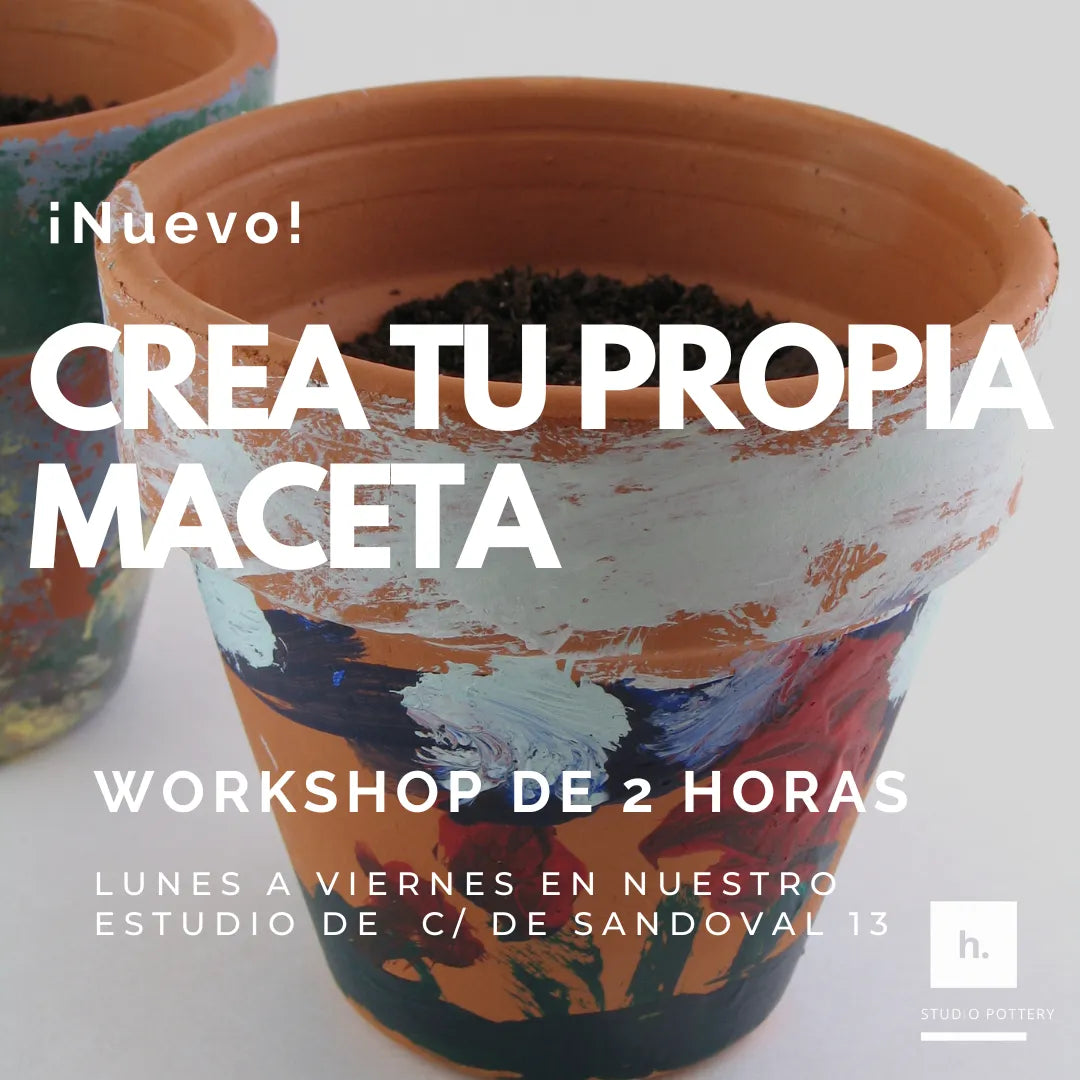 Crea tu propia maceta - Hilario Studio Pottery 