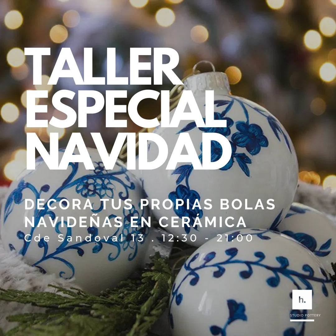 Taller Especial Navidad - Hilario Studio Pottery 