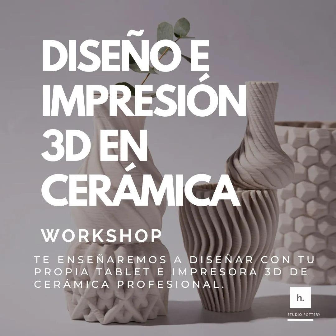 Diseño e impresión 3D en cerámica. - hilario